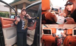 Actress Navrath unveiled her own custom-designed car 