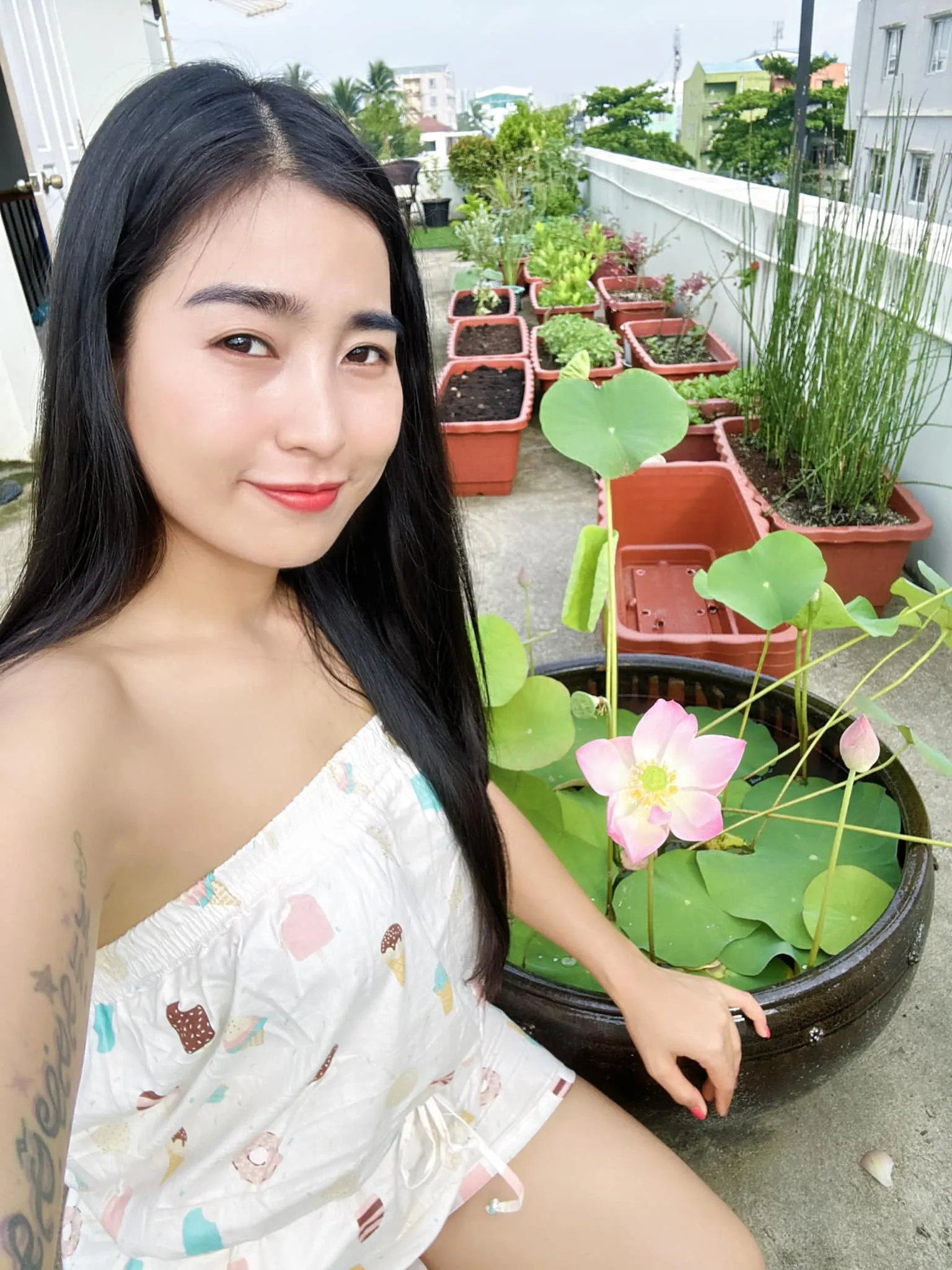 A farm worth 25,000,000 yuan on the roof of Popo's house