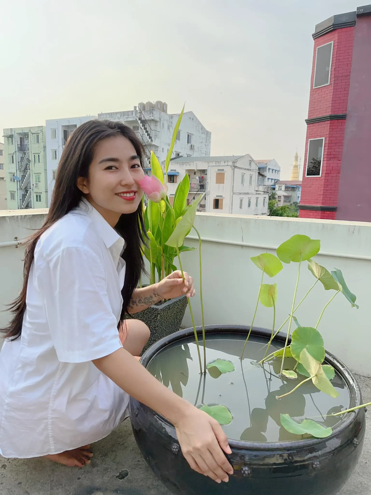 A farm worth 25,000,000 yuan on the roof of Popo's house