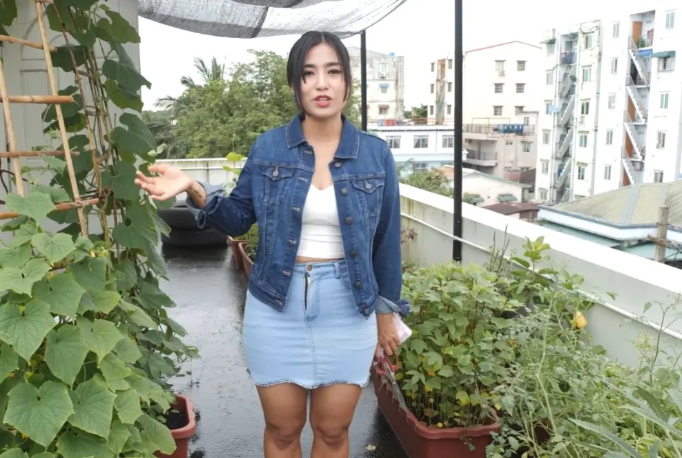 A farm worth 25,000,000 yuan on the roof of Popo's house