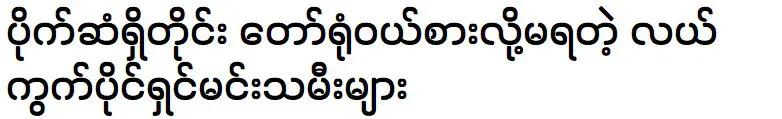 ดาราเจ้าของที่ดินชื่อดังในประเทศเมียนมาร์