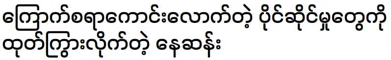 นายซานอวดสามีชาวไทยของเธอ