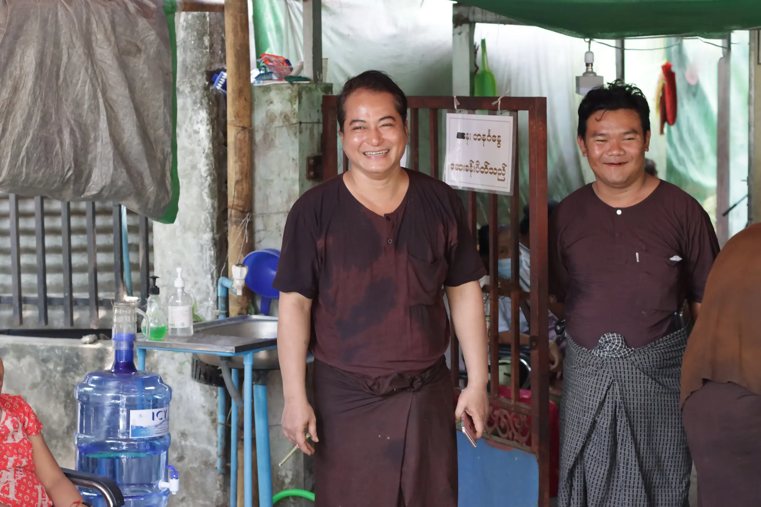 Htoo Khant Kyaw opens a new shop