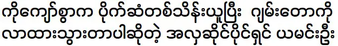 Yamin Oo is telling about Ko Kyaw Swar and Jan Taw