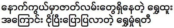 Shwe Hmone Yati is telling about her husband Shwe Htoo